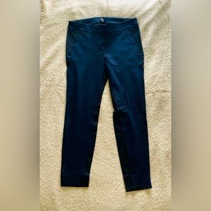 Loft colorblock Navy and Black ponte pants Size 10P